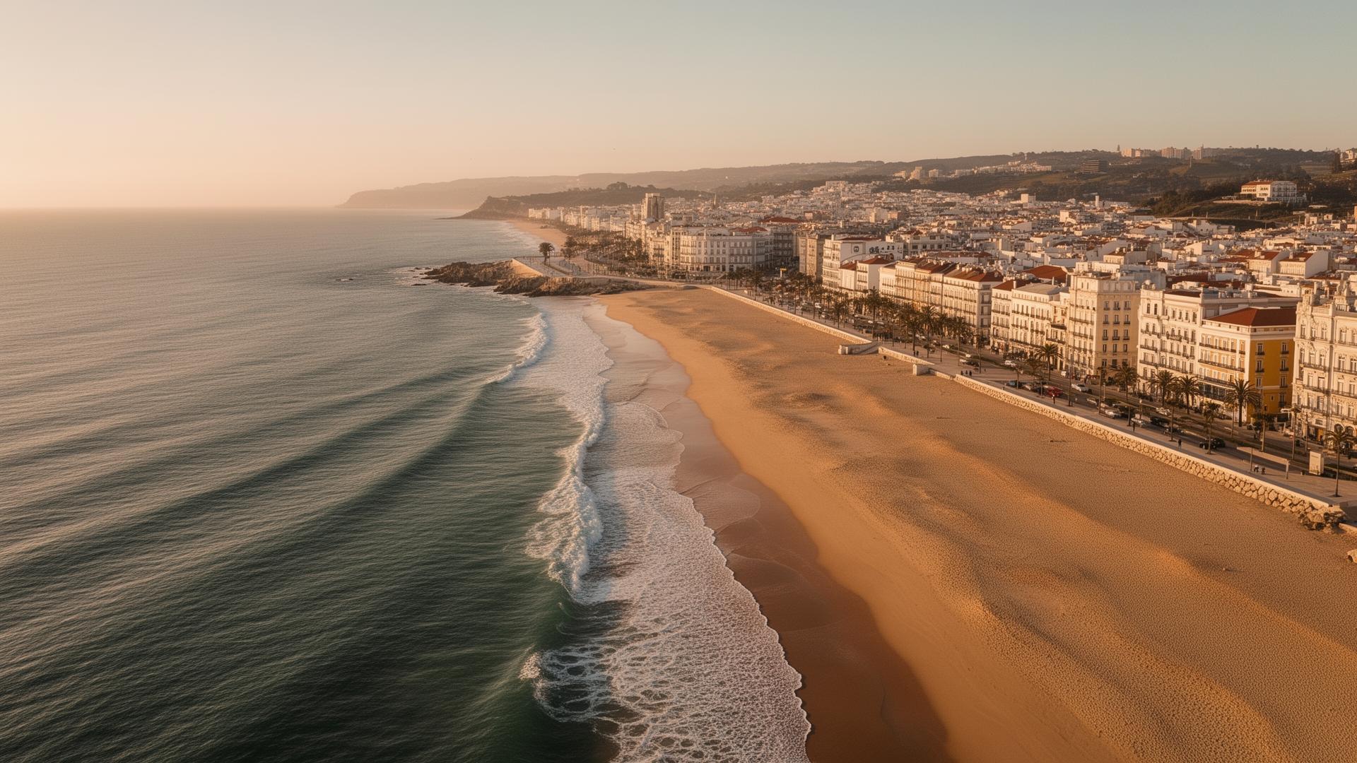 Figueira da Foz ao pôr-do-sol